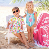 Costum baie flamingo drool (marime: 100)