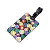 Eticheta pentru identificare bagaje, 6,5 x 10 cm, Flori multicolor, Crisalida