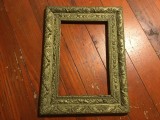 arta / design / vintage - Rama deosebita din lemn pentru fotografii tablou goblen etc