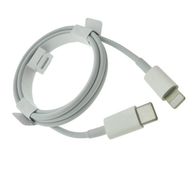 Cablu tip Lightning la USB-C, pentru Apple, A1703, 1m, alb, in blister, A2347 foto