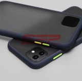 Husa iPhone 12 Pro Antishock TPU+PC Albastru Protectie Camera