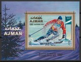 Ajman 1971 Mi 1147 bl 322 MNH - 65 de ani Rotary International, sport, Nestampilat