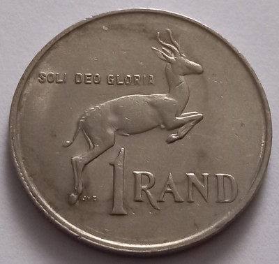 Africa de Sud , One Rand 1989 foto