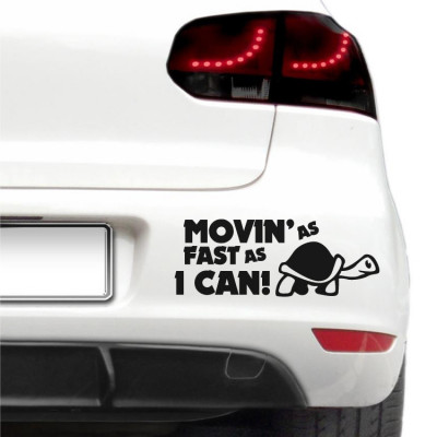 Sticker auto - Movin foto