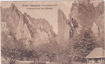 CP SIBIU Hermannstadt Turnu Rosu Partea Romaneasca calinesti ND(1917) foto