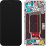 Display cu Touchscreen Oppo Reno15, cu Rama, Alb (Aurora White), Service Pack 621029000786