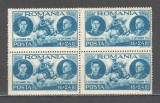 Romania.1943 3 ani de domnie Regele Mihai I bloc 4 ZR.99