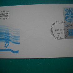 HOPCT PLIC FDC S 1280 IERUSALIM ISRAEL 1972