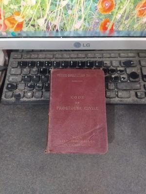 Code de procedure civile, Henry Bourdeaux, Librairie Dalloz, Paris 1925, 142 foto