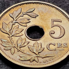 Moneda istorica 5 CENTIMES - BELGIA, anul 1925 *cod 3560 = BELGIQUE