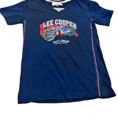 Tricou baiat , albastru inchis , marca Lee Cooper marimea 10 ani