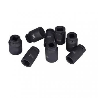 Chei tubulare hexahonale impact ,patrat 3/4 ,dimensiuni 17-36 mm ,set 8 piese