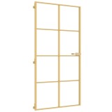 Cumpara ieftin Usa interior Slim auriu 102,5x201,5cm sticla temperata/aluminiu