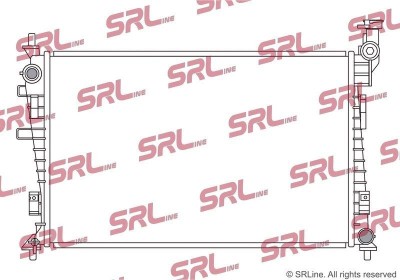 Radiator Ford Focus 04-11, motor: 2.0, intrare - conector rapid, 680x428x16, SRLine, Aluminiu/ Plastic brazat, 8S438005A; 8S438005AC foto