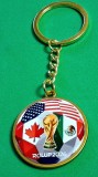 Breloc metalic fotbal -FIFA Campionatul Mondial de Fotbal 2026 SUA-MEXIC-CANADA - produs nou