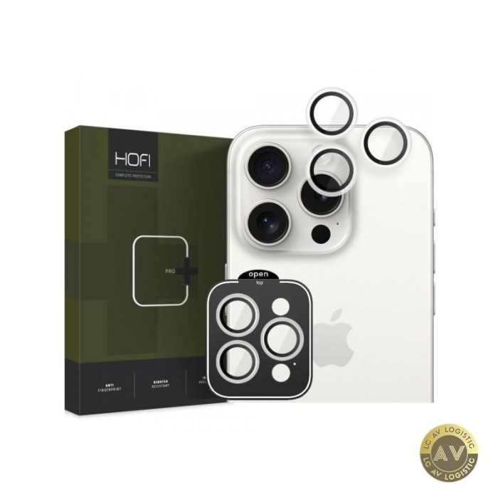Folie de protectie Camera spate HOFI CamRing PRO+ pentru Apple iPhone 15 Pro Max / 15 Pro Sticla Securizata