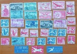 U.S.A-(1930-80)-LOT cca:35 timbre-de :''POSTA -AERO''- dif.--stamp.--Vezi-Scan