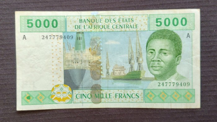 Statele Central Africane - 5000 Francs / franci (2002)