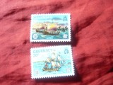 2 Timbre Guernsey 1982 Europa CEPT Istorie , val. 13p si 20p, Nestampilat