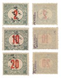 ROMANIA 1919 EMISIUNEA LOCALA BANAT BACSKA PORTO
