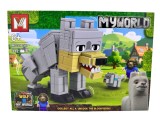 Set de construcție My World Lup cu personaj 312 piese mg2165b