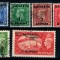 Bahrain 1950/51 - Uzuale George VI, serie stampilata incompleta