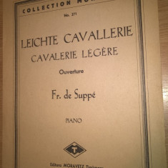 F. de Suppe - Leichte Cavalerie - Ouverture - partitura (Editura Moravetz)