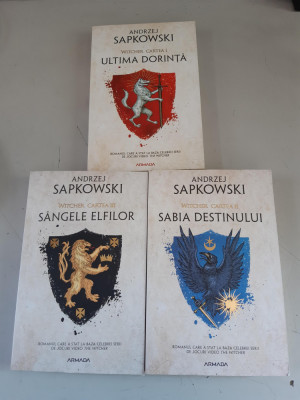 Andrzej Sapkowski - Ultima dorinta , Sabia Destinului , Sangele elfilor foto