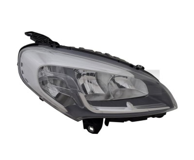 Far FIAT DOBLO (263), 01.2015-, TYC, fata, partea dreapta, cu lumina de zi;tip bec H7+H7+W21W+WY21W; electric; cu motor; foto