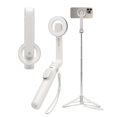 Selfie Stick Compatibil MagSafe - Spigen S571W - Dune Beige foto