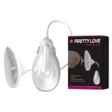 Pompa cu vibratii pentru femei, cu manson din silicon detasabil Pretty Love