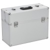 VidaXL Cutie de scule, argintiu, 47x36x20 cm, aluminiu 91845