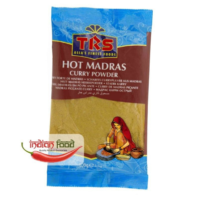 TRS Madras Curry Powder Hot (Condiment pentru Curry Picant) 100g foto