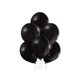 Set 100 baloane pastel negru 30 cm B105