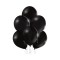 Set 100 baloane pastel negru 30 cm B105