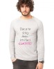 Bluza gri, barbati, Iubire - L, THEICONIC