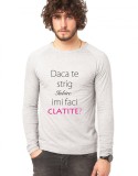 Bluza gri, barbati, Iubire - XL, THEICONIC