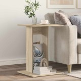 vidaXL Masă laterală Stejar Sonoma 45 x 40 x 62,5 cm Lemn compozit 8000350