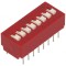 DIP Switch 8 Secțiuni OFF-ON 0.025A 25VDC