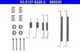 ATE 03.0137-9220.2 Set accesorii, sabot de frana