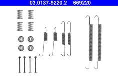 ATE 03.0137-9220.2 Set accesorii, sabot de frana
