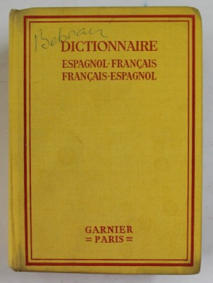 SALVA DICCIONARIO MODERNO ESPAGNOL - FRANCES y FRANCES - ESPAGNOL por ROBERT LARRIEU y MANUEL GARCIA MORENTE , 1951 foto
