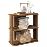 VidaXL Bibliotecă cu 5 niveluri lemn vechi 60x30x60 cm lemn