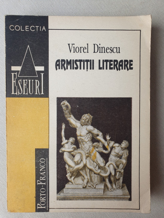 ARMISTITII LITERARE - VIOREL DINESCU, 1992, 228 pag, starea f buna