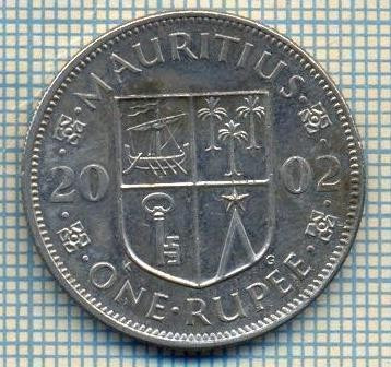 12108 MONEDA - MAURITIUS - 1 RUPEE -ANUL 2002 -STAREA CARE SE VEDE foto