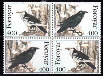 FEROE 1995, Fauna, Pasari, serie neuzata, MNH foto