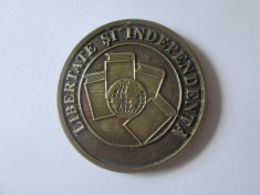 Medalie masonica romaneasca:Libertate si Independenta anii 90 foto