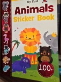 My first animal sticker book (Prima mea carte cu stickere cu animale - carte in limba engleza)