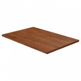 VidaXL Blat de baie, maro &icirc;nchis, 60x40x1,5 cm, lemn masiv tratat