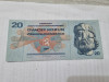 Bancnota cehoslovacia 20 k 1970